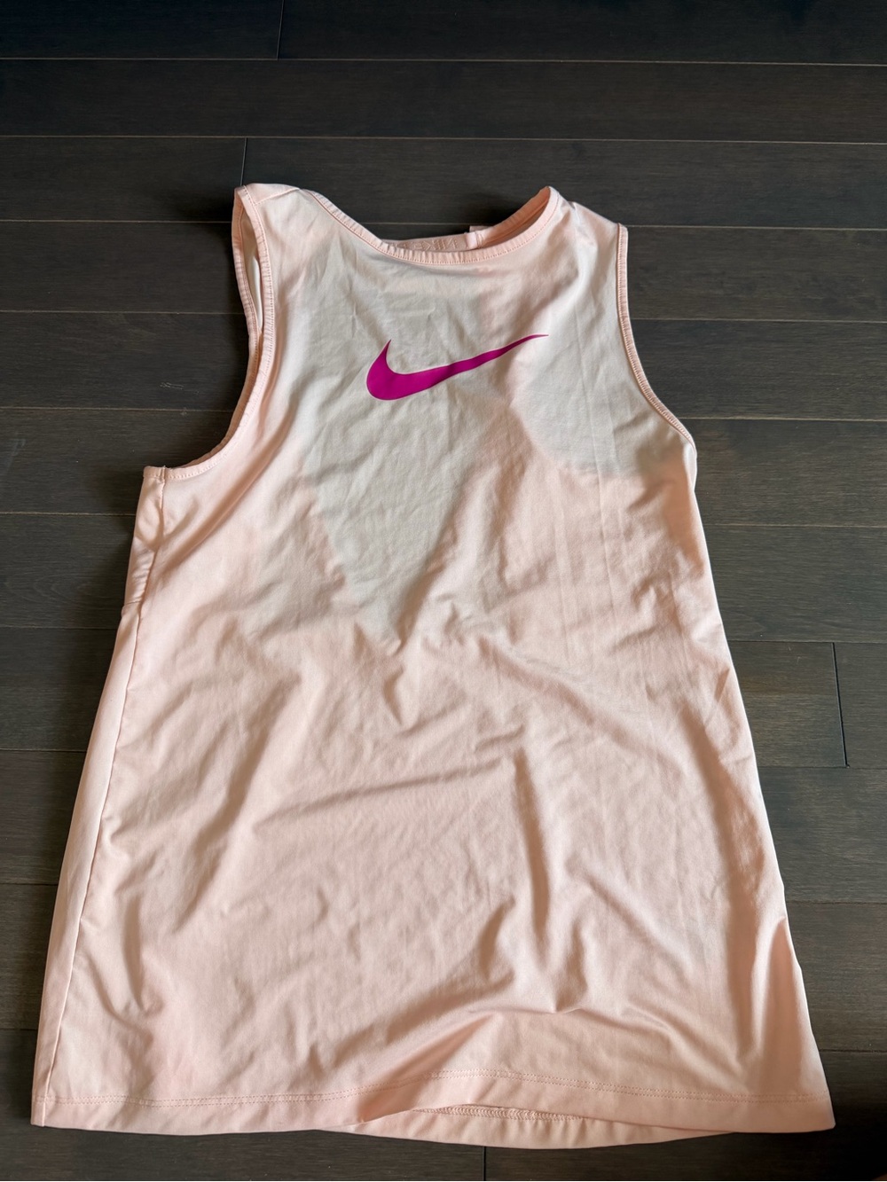 Nike Light Pink Tank with Bright Pink Swoosh